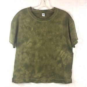 Old Navy T-Shirt Green XS Tie-Dye NEW *H